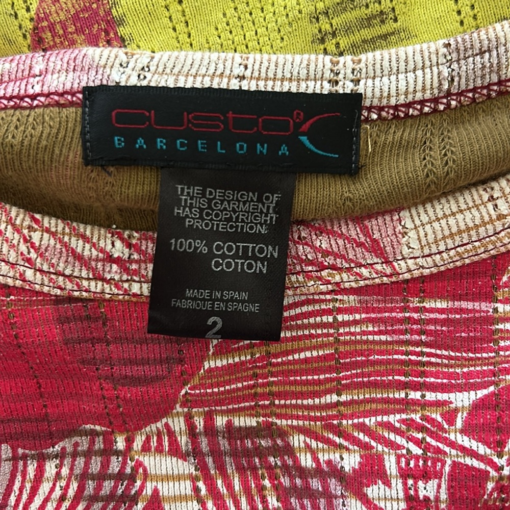 Custo Barcelona vintage long sleeve top - Picture 9 of 11